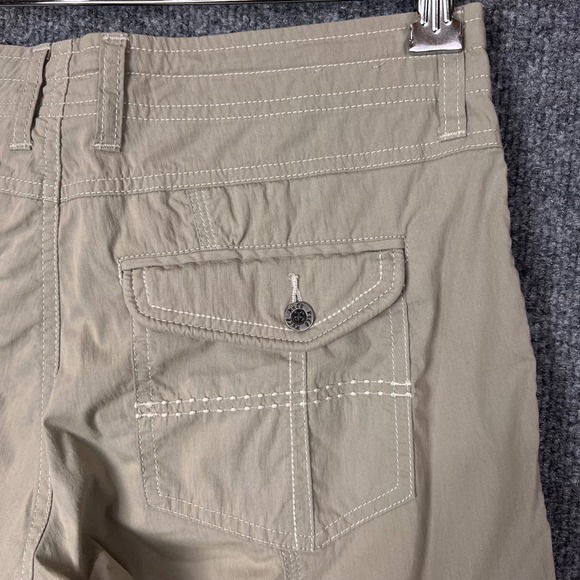 Kuhl Womens Cargo Capris Tan Hiking Outdoor Pants Size 4 Khaki Cropped - Picture 3 of 10